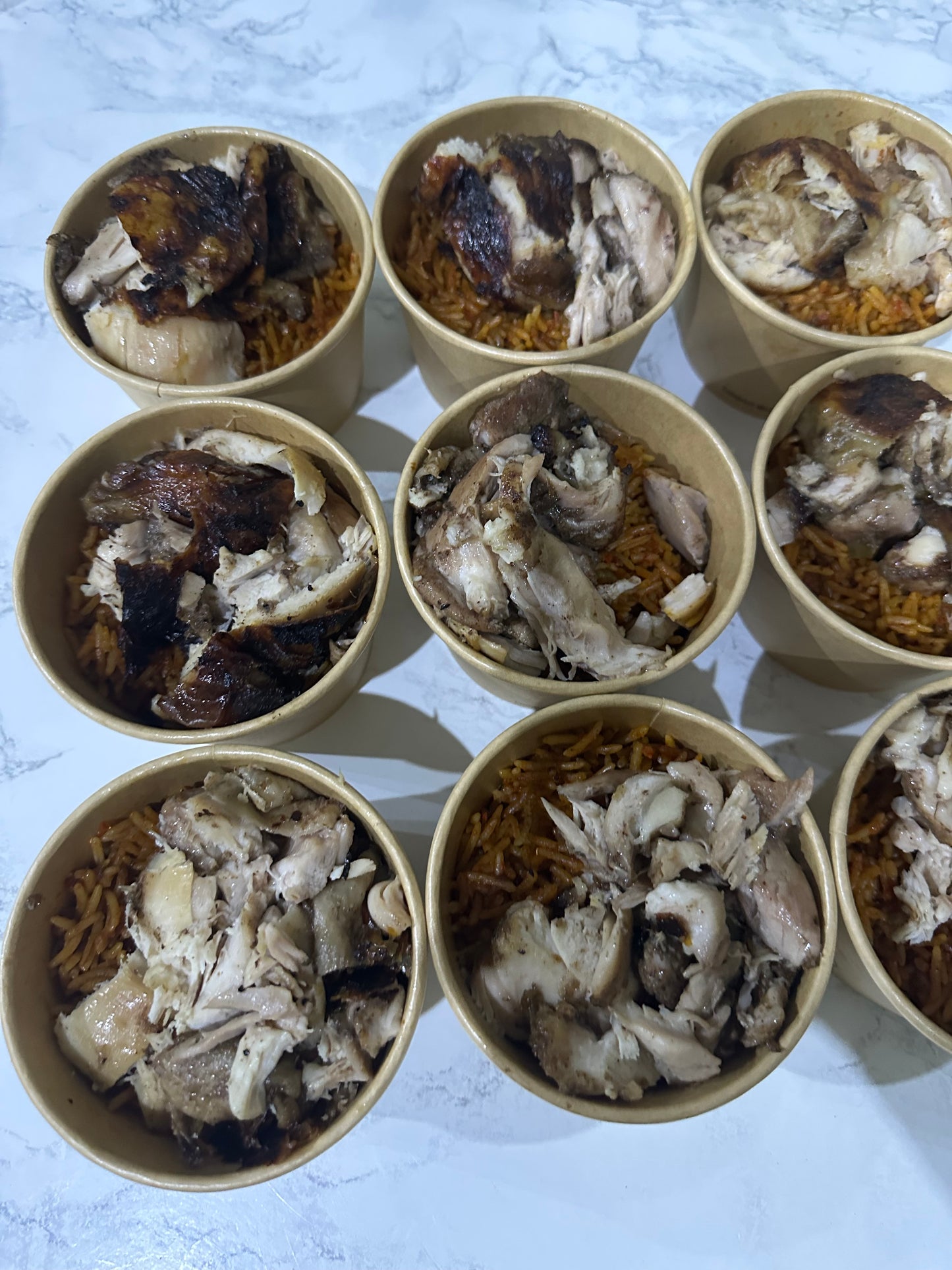 Jollof Rice with Jerk Chicken